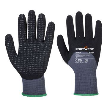 Grip 15 Nitrile Sandy 3/4 Palm Dotted Glove A353