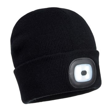 Rechargeable Twin LED Beanie B028