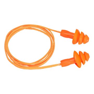 Reusable Corded TPR Ear Plugs (50 Pairs) EP04