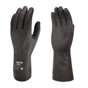 Skytec Nero Chemical Resistant Heavy Duty Natural Rubber Glove