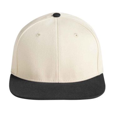 Beechfield Contrast Flat Peak 6 Panel Cap BB662