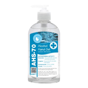 Alcohol Hand Sanitiser Gel 300ml - 70% Alcohol AHS-70