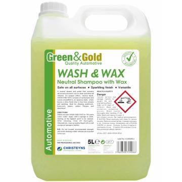 Wash & Wax Neutral Shampoo with Wax 5L
