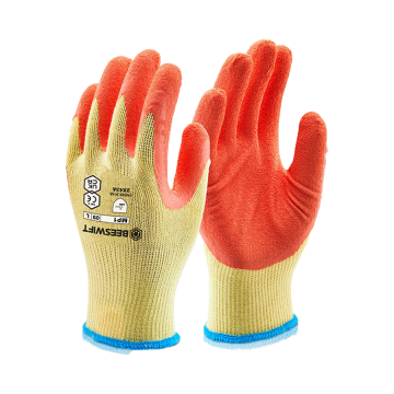 Orange Latex Grip Glove