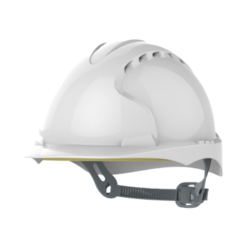 EVOLite® Safety Helmet - Slip Ratchet - Vented - White