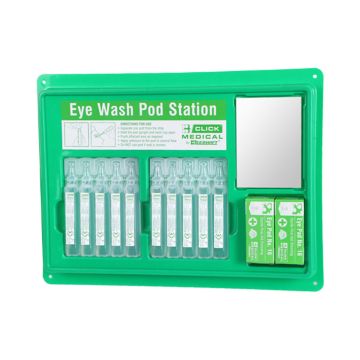 Eyewash Pod Station (10x20ml) Wall Mounted