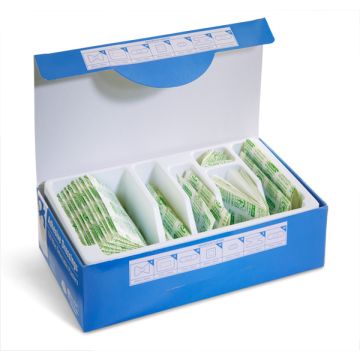 Assorted Blue Detectable Waterproof Plasters (120)