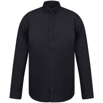 Henbury Modern Long Sleeve Slim Fit Oxford Shirt H512S