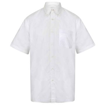 Henbury Short Sleeve Classic Oxford Shirt H515