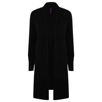 Henbury Ladies Longline Open Cardigan H719