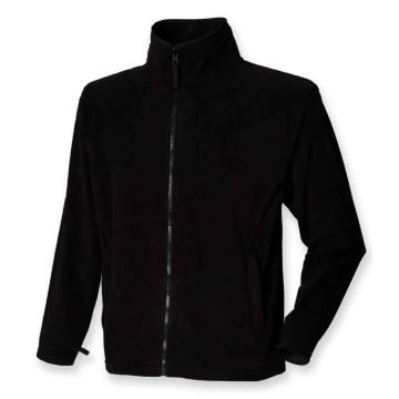 Henbury Micro Fleece Jacket H850 Black
