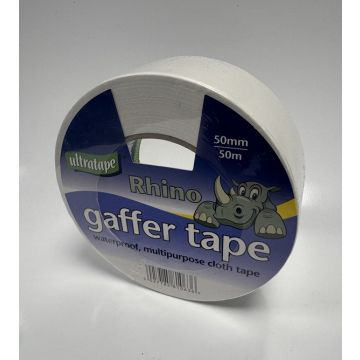 Ultratape Rhino Gaffer Tape 50mm x 50m - White