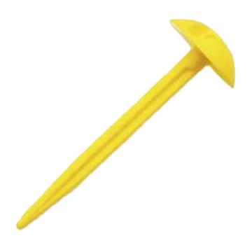Mushroom Pegs Yellow 3"