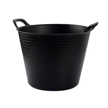 Eco Trug Bucket Large Black 42Lt Recycled