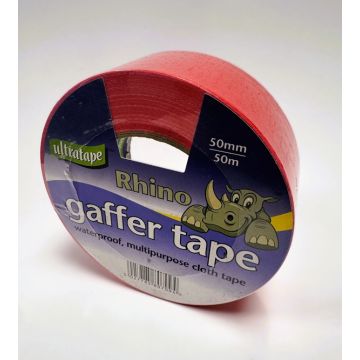 Ultratape Rhino Gaffer Tape 50mm x 50m - Red
