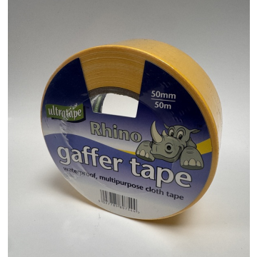 Ultratape Rhino Gaffer Tape 50mm x 50m - Yellow