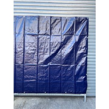 Fence Tarp Blue 1.76x3.41m