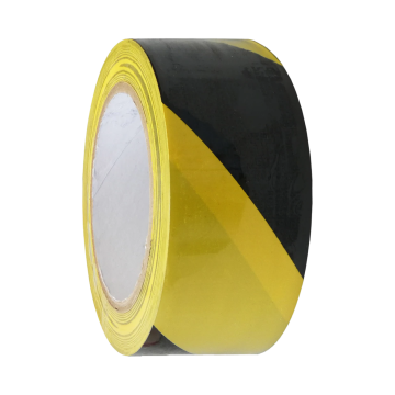 Hazard Tape Adhesive 50mmx33m Black/Yellow