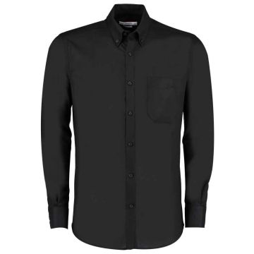 Kustom Kit Long Sleeve Slim Fit Workwear Oxford Shirt K184