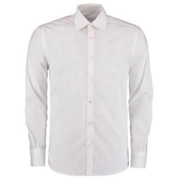 Kustom Kit Long Sleeve Slim Fit Business Shirt K192