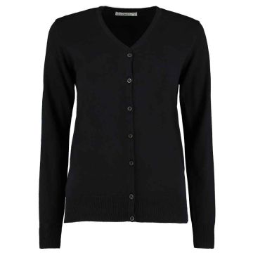 Kustom Kit Ladies Arundel Cotton Acrylic V Neck Cardigan K354