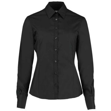 Kustom Kit Ladies Long Sleeve Tailored Business Shirt K743F