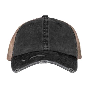 Native Spirit Washed Trucker Destroy Cap NS027
