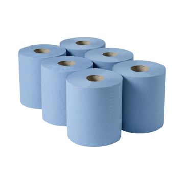 Centrefeed Blue 2ply 6 x120m