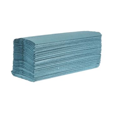 C-Fold Hand Towels Blue