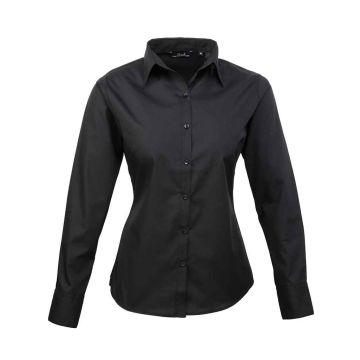 Premier Ladies Long Sleeve Poplin Blouse PR300