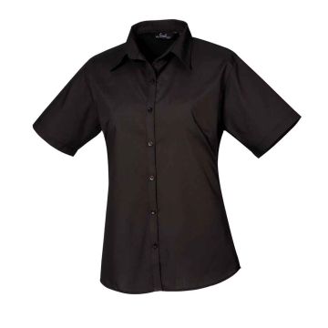 Premier Ladies Short Sleeve Poplin Blouse PR302