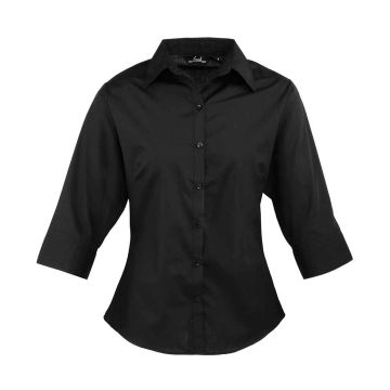 Premier Ladies 3/4 Sleeve Poplin Blouse PR305