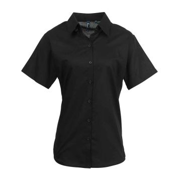 Premier Ladies Signature Short Sleeve Oxford Shirt PR336