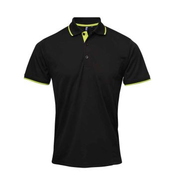 Premier Contrast Coolchecker Pique Polo Shirt PR618