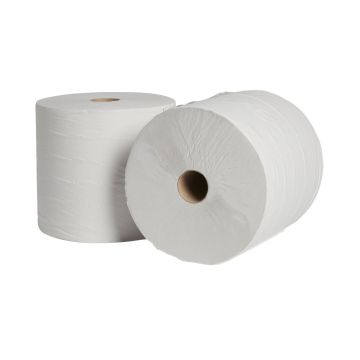 Maxi 40 White Wiper Roll Twin Pack 360mx280mm 2Ply
