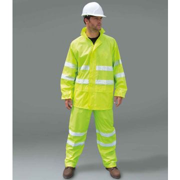 Result Safe-Guard Hi-Vis Waterproof Suit RS216