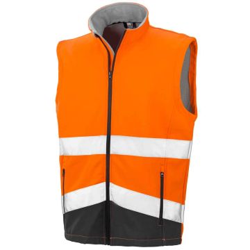 Result Safe-Guard Printable Safety Soft Shell Gilet RS451