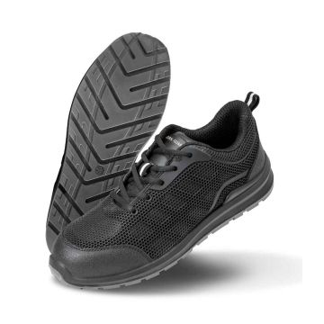 Result Work-Guard All Black Safety Trainers RS456