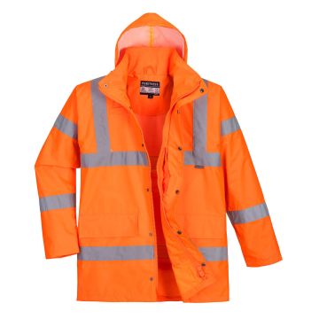 Hi-Vis Breathable Rain Traffic Jacket RT60