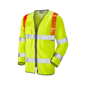 BARBROOK Leo EcoViz Sleeved Waistcoat with Red Braces S13