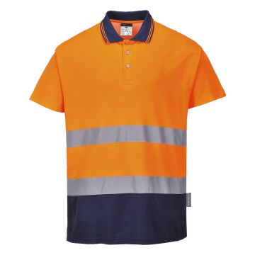 Hi-Vis Cotton Comfort Contrast Polo Shirt S/S S174