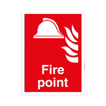 Sign Foamex 210x297x4mm "Fire Point"