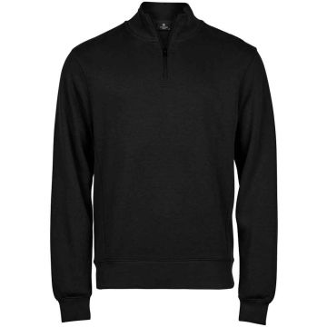 Tee Jays Ribbed Interlock Half Zip Sweatshirt T5506