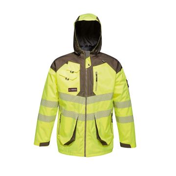 Regatta Men's Hi-Vis Waterproof Reflective Hooded Jacket TRA340