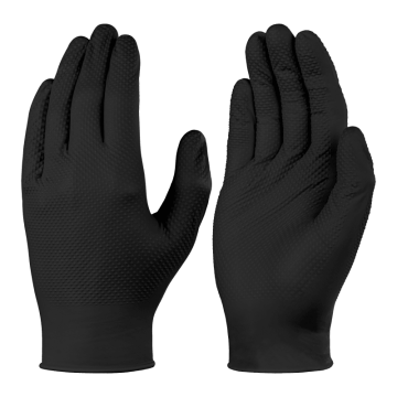 Skytec Nitrile Grip Pattern Gloves TX924 (Box of 100)