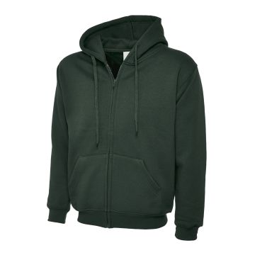 UC504 Adults Classic Full Zip Hooded Sweatshirt