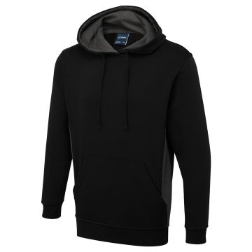 UC517 Two Tone Hooded Sweatshirt