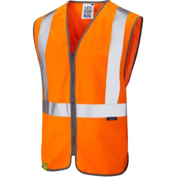EGGESFORD Leo EcoViz Rail Zip Waistcoat W15
