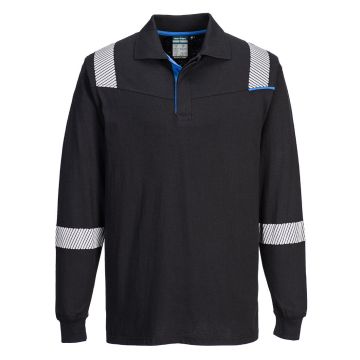 WX3 Modaflame Knit FR Long Sleeve Polo Shirt FR711