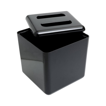 Insulated Square Ice Bucket Black